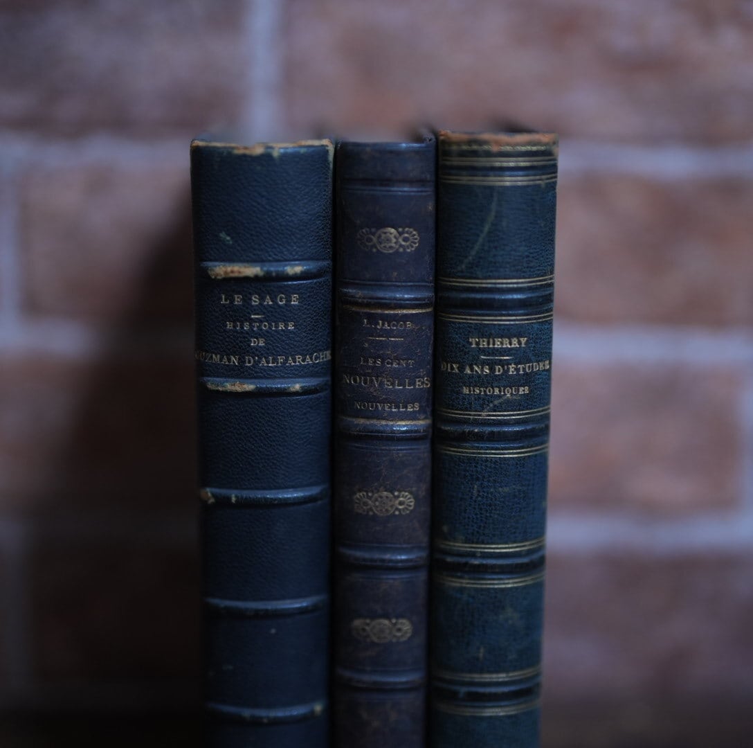 革装丁の洋書【3set】 古書 アンティーク ヴィンテージ | 【*Open SALE