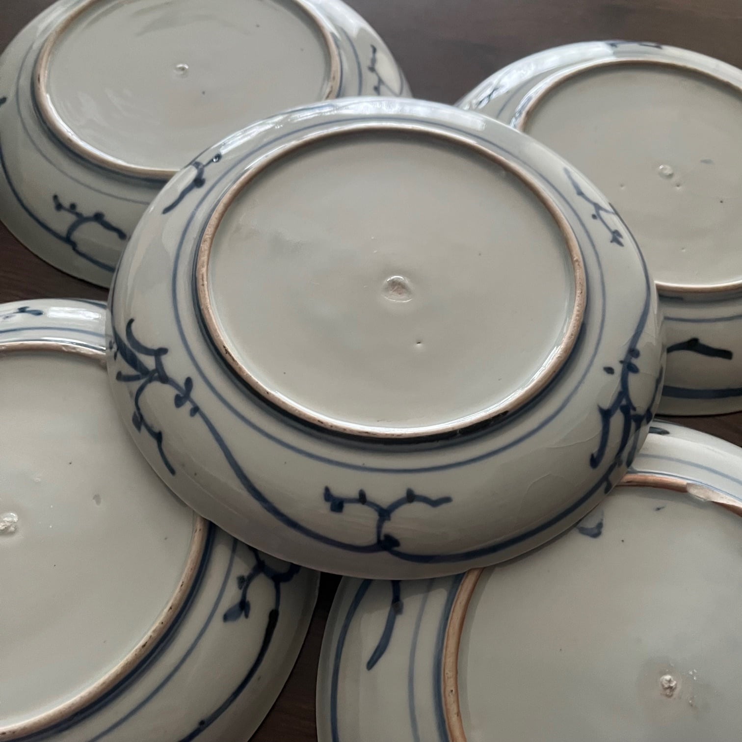 古伊万里染付5枚皿 | 古美術 希 のぞみ 美術・デザイン事務所