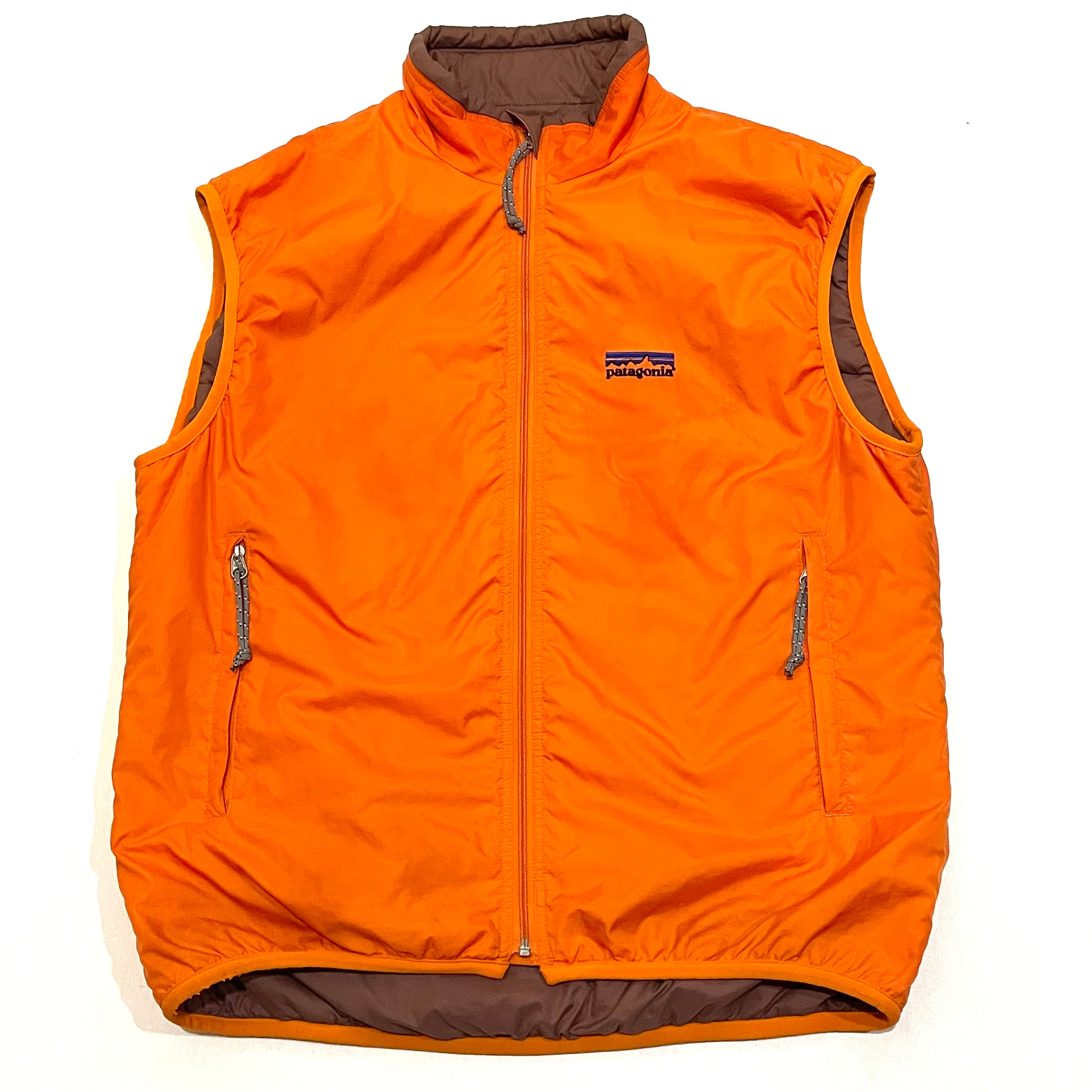 刺繍タグ】00's Patagonia PUFFBALL VEST ORANGE | locals