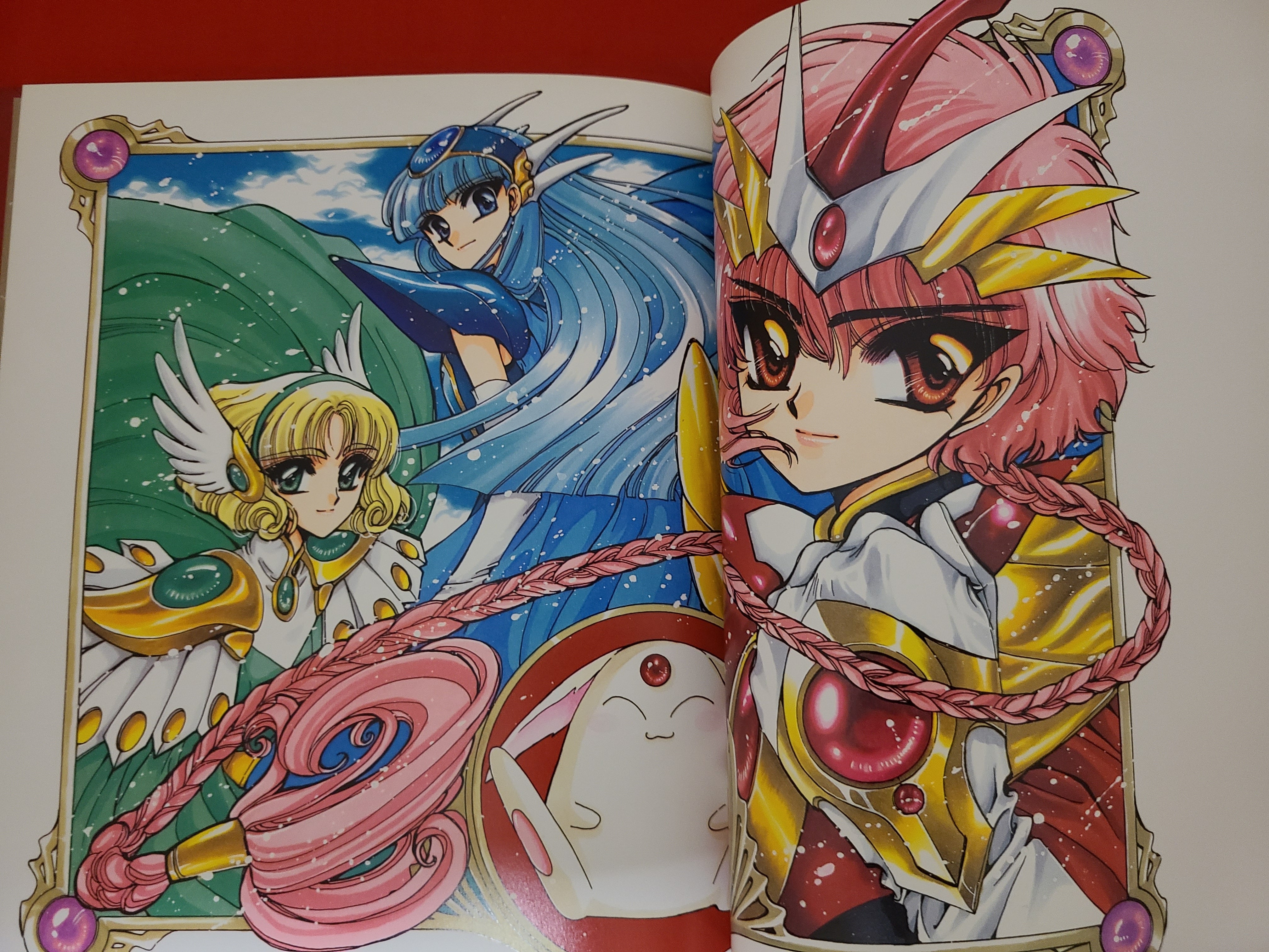 稀少！おすすめイラスト集 当時物 CLMP ｢魔法騎士レイアース｣2冊+