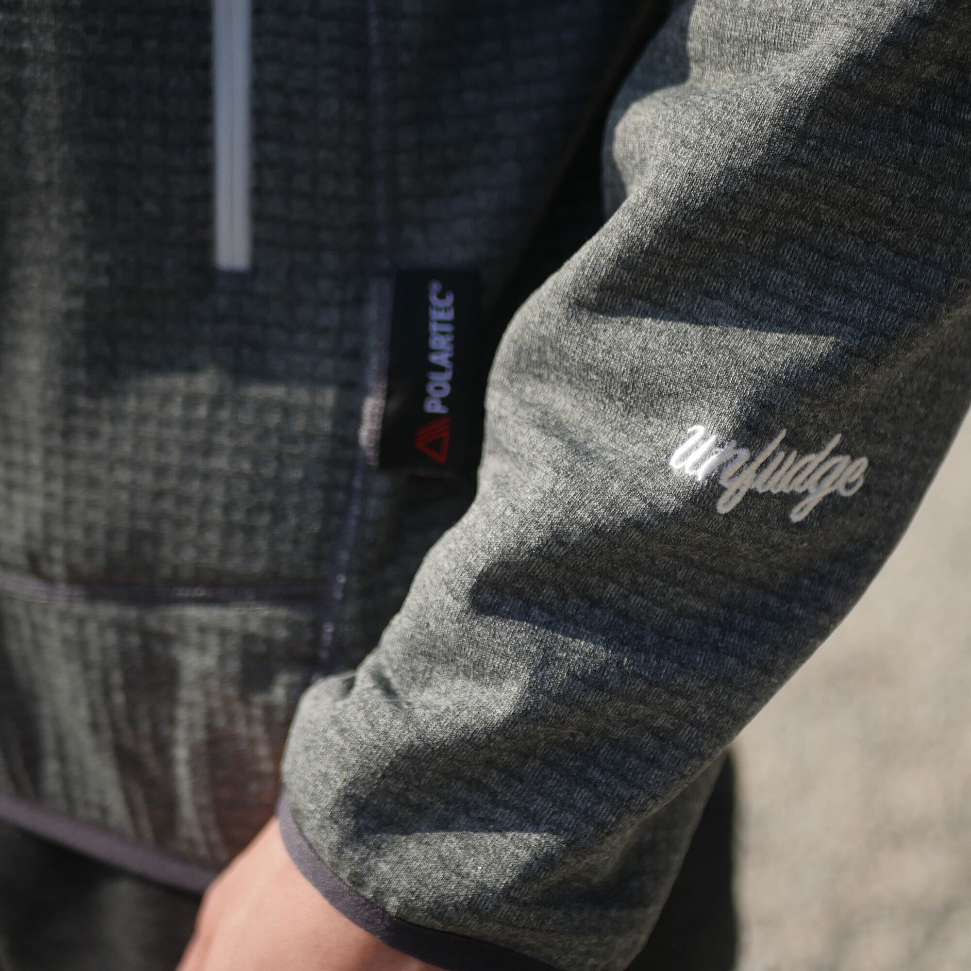 2023 UN2100 Light weight fleece hoody / grey (直販限定カラー