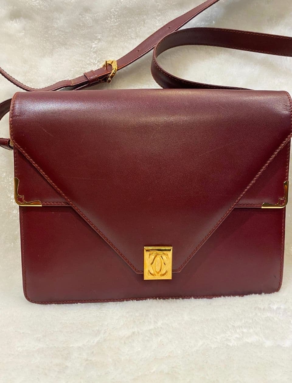 Cartier カルティエ マストライン ボルドー ショルダーバッグ マスト