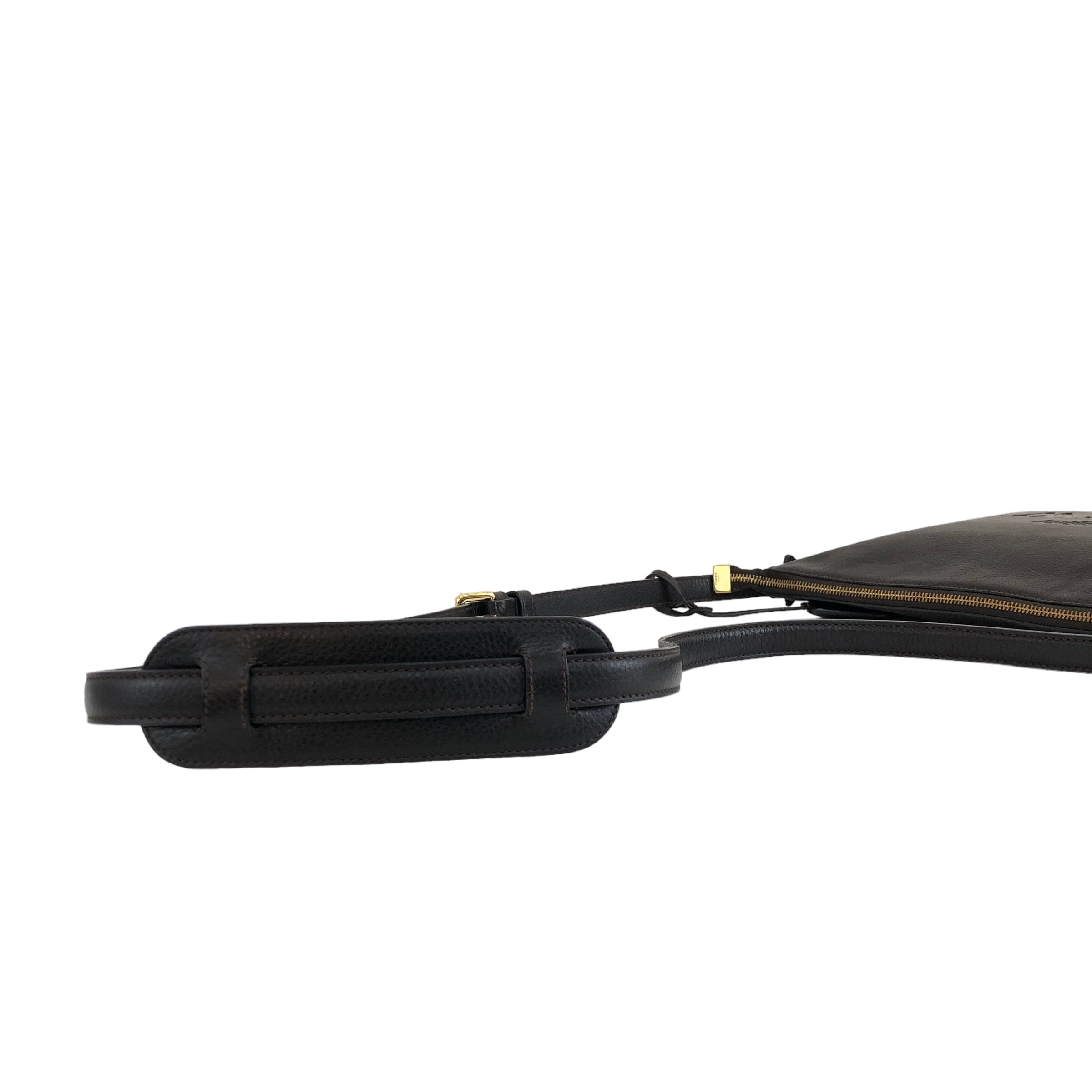 LOEWE ロエベ ヘリテージ レザー ショルダーバッグ ブラウン vintage