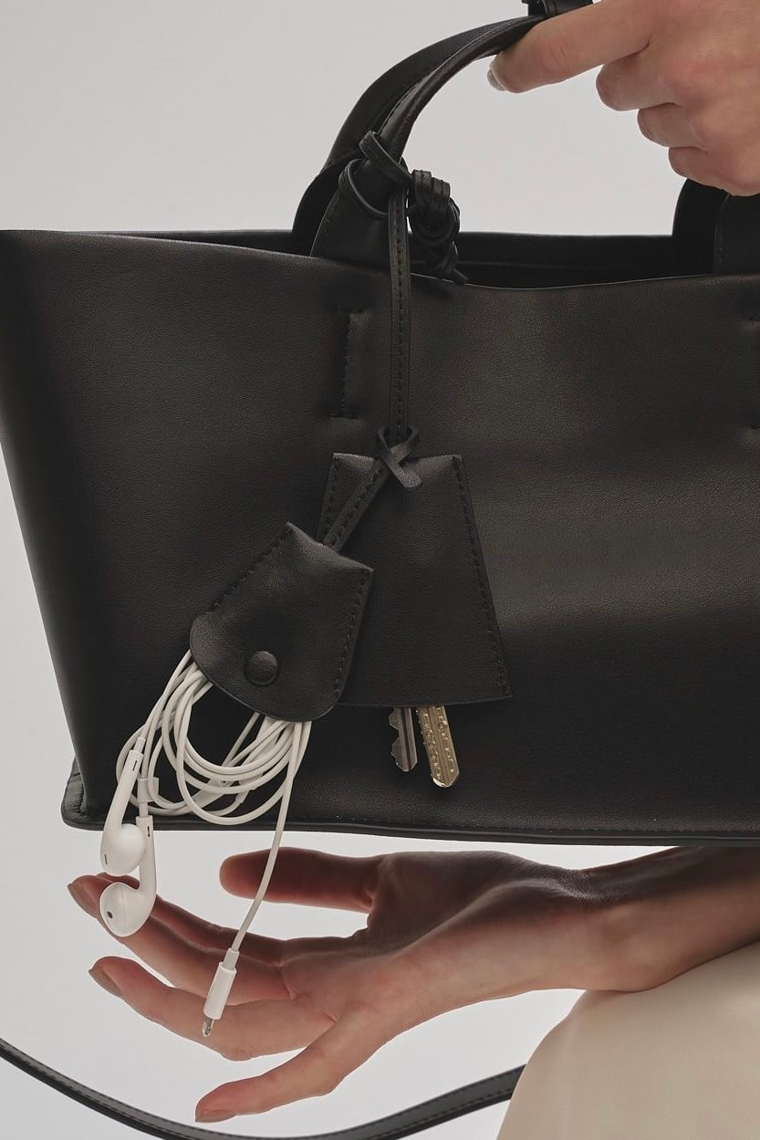 TODAYFUL Useful Leather Bag (M) ユーズフルレザーバッグ Black