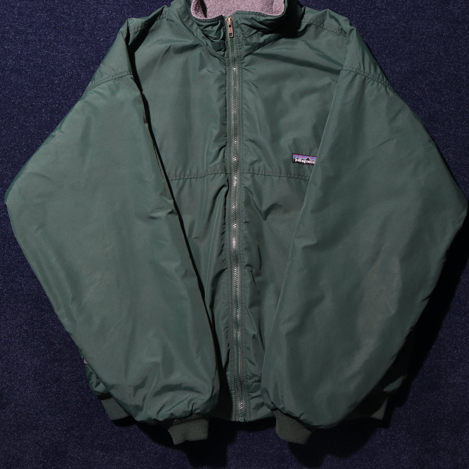 美品 L 99年 USA ハンターグリーン Patagonia Shelled Synchilla