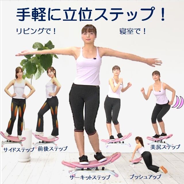 ≪得割≫骨盤ステップからヒップステップが楽しめる「コアシェイク