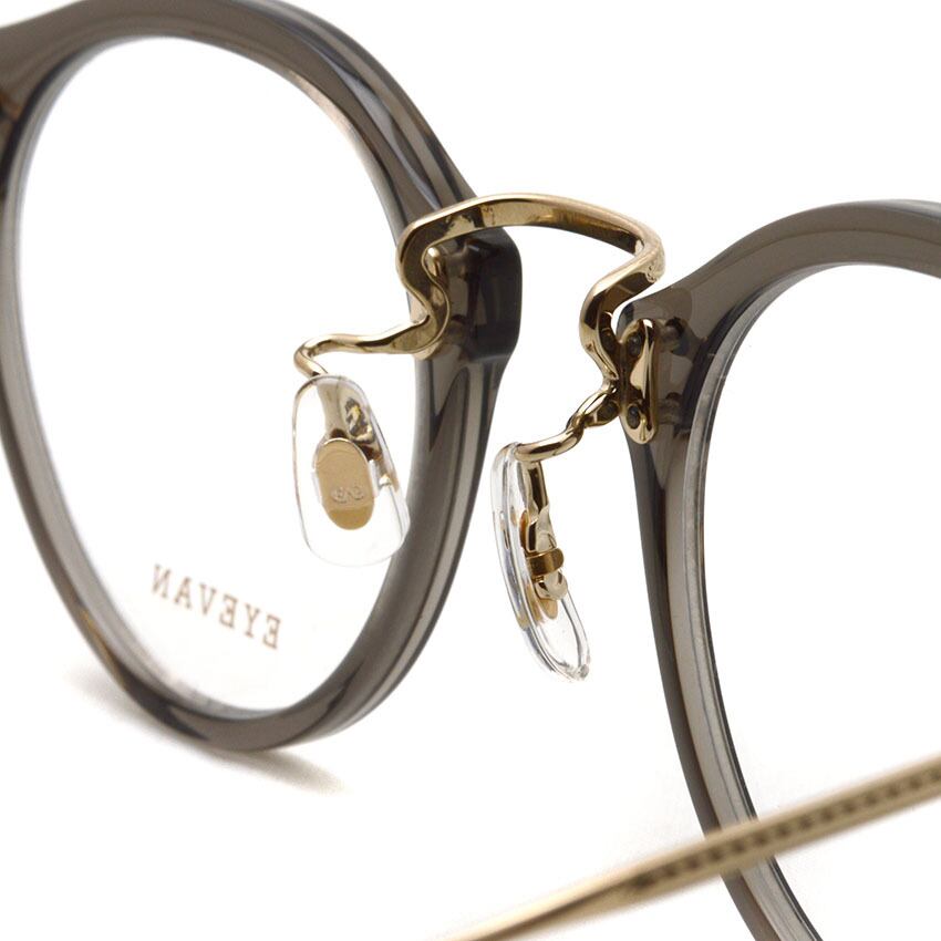 EYEVAN アイヴァン / E-0505 / SMKG スモークグレー - ゴールド メガネ