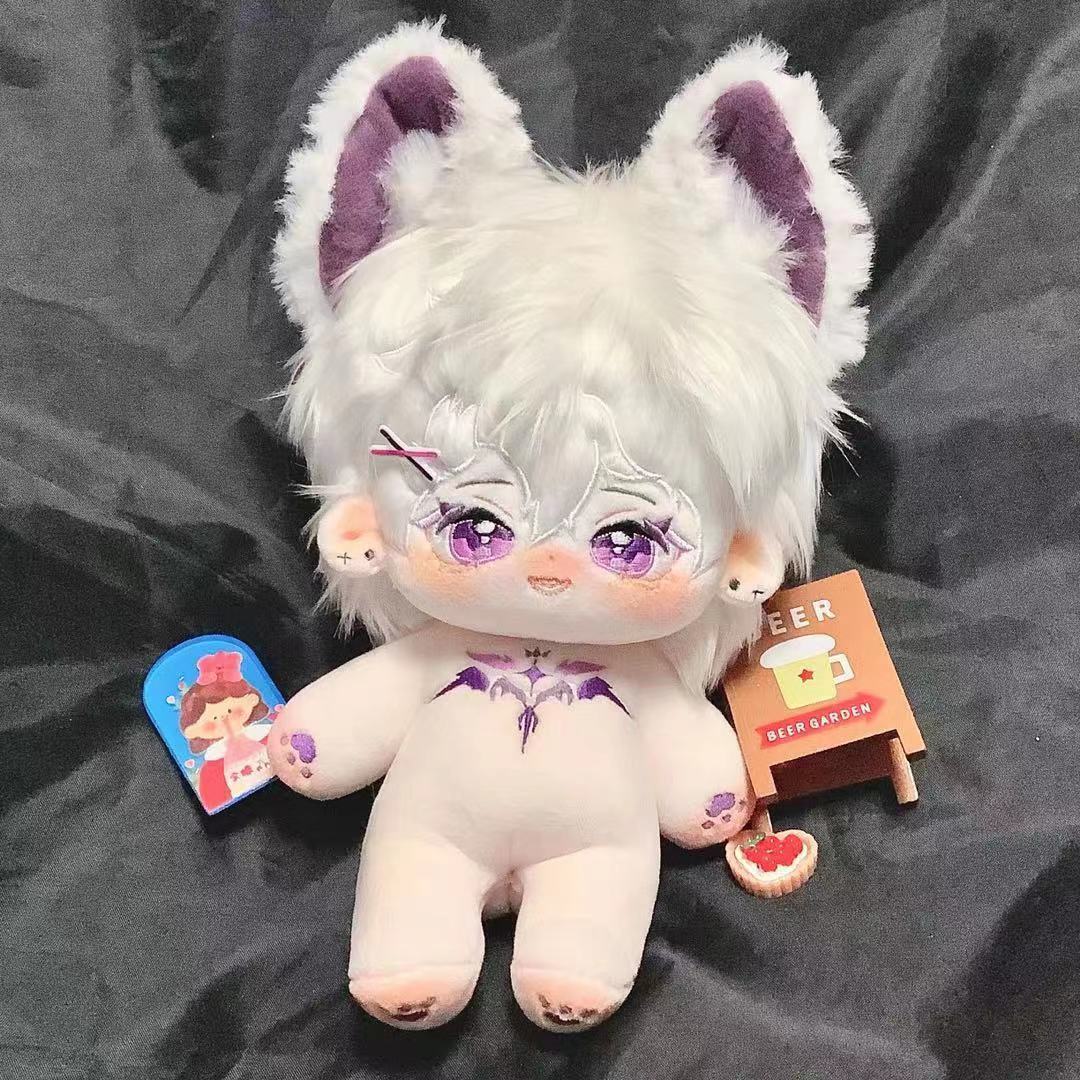 無属性 ぬいぐるみ 20cm 着せ替えぬいぐるみ 獣耳付け男の子 ハロー