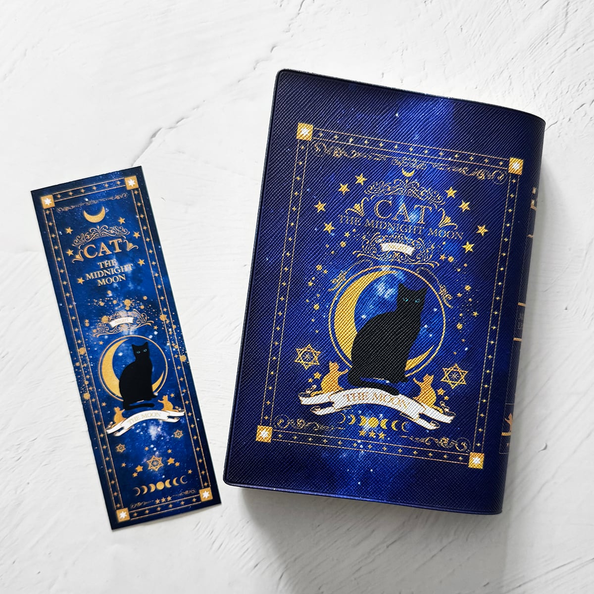 ブックカバー・手帳カバー】猫の魔導書 〜THE MOONLIGHT CAT〜 ブック