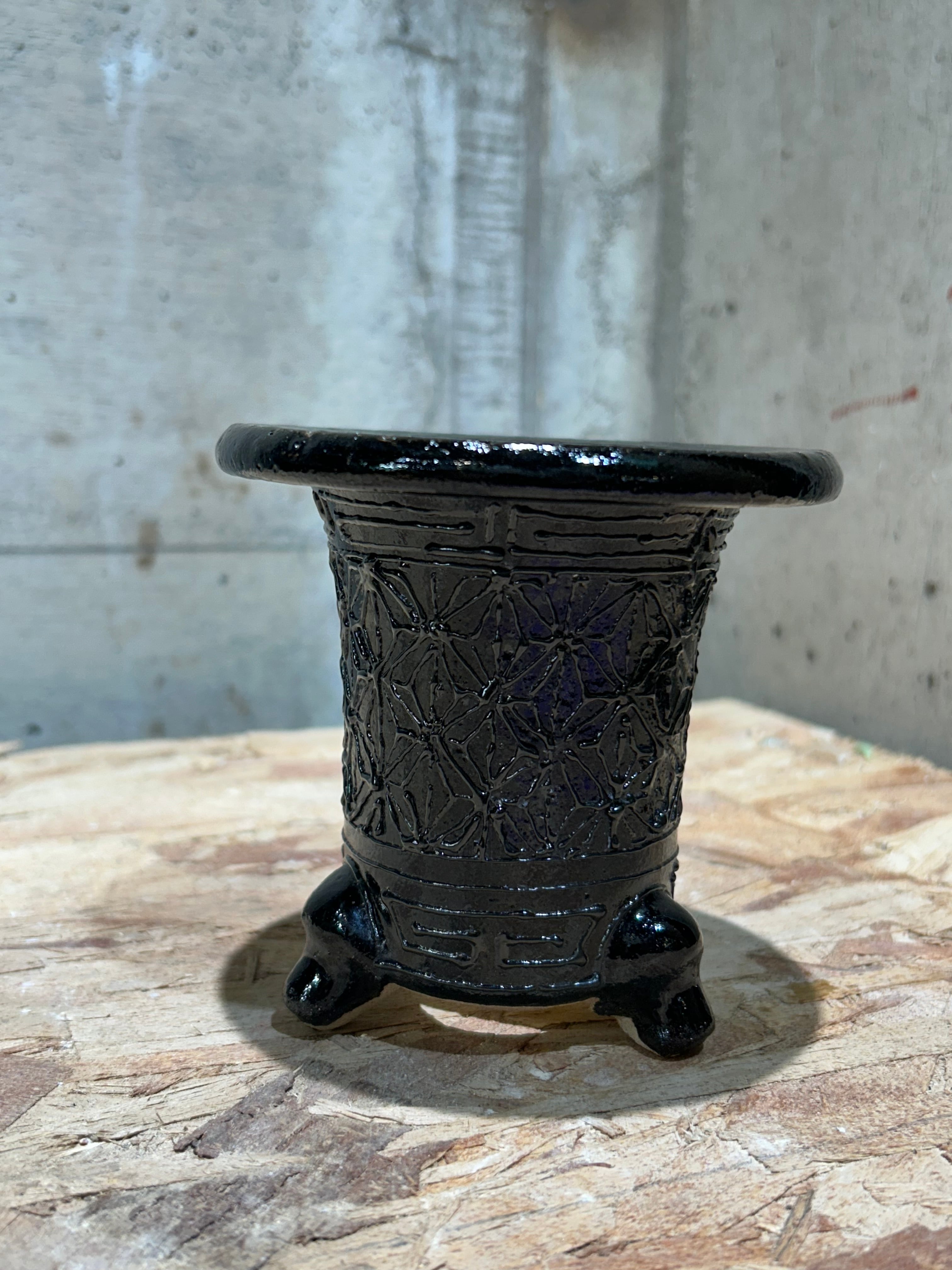 錦鉢Vol7 澤製陶所x MADA 黒鉢 麻 | madaexotic