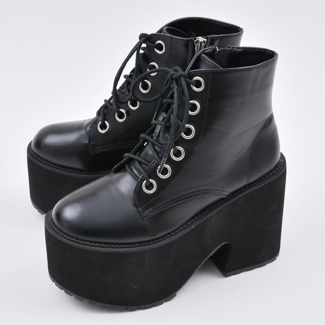 サイドZIP付き厚底ブーツ | VOLCAN&APHRODITE
