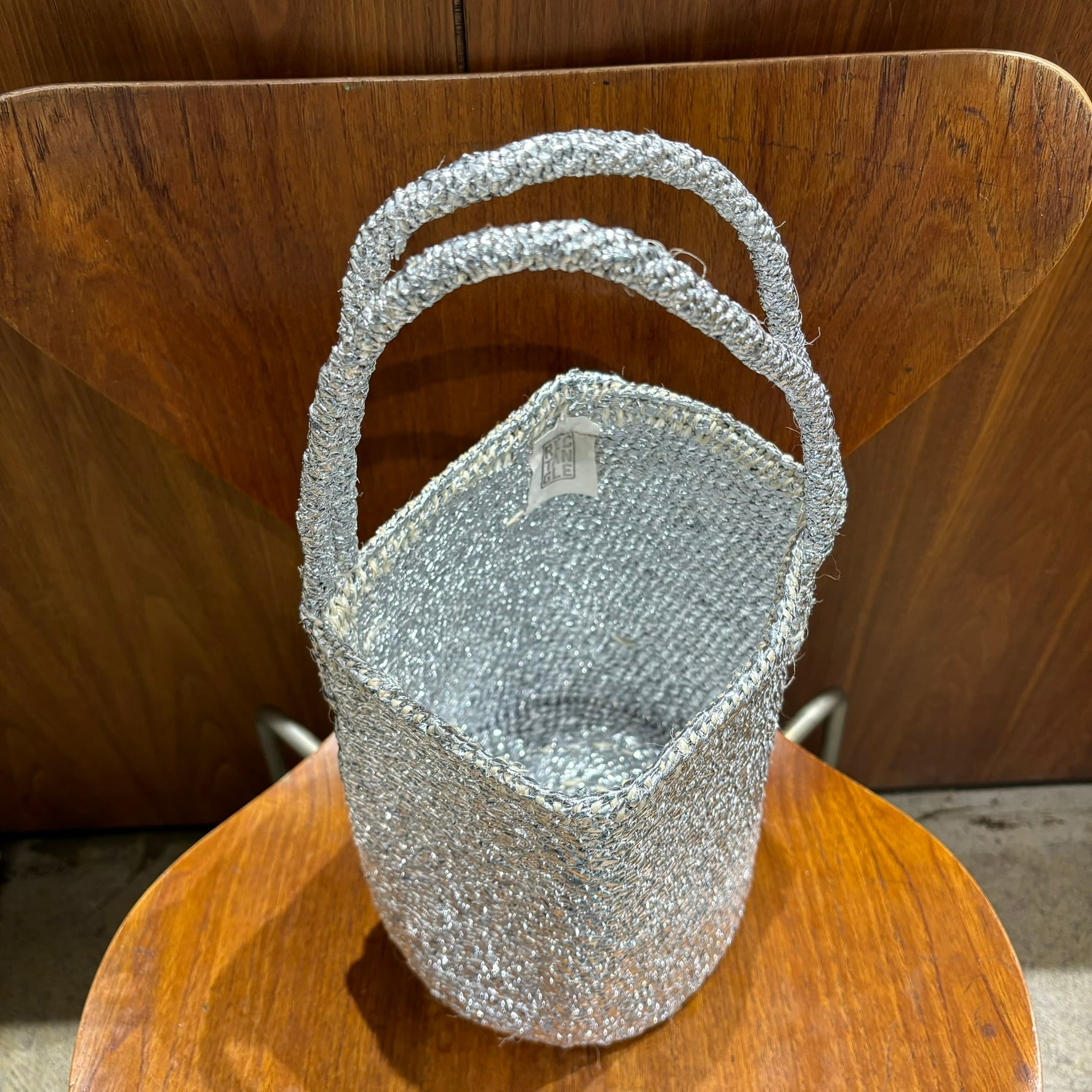 RECTANGLE : シルバーバスケット スモールショルダー | Onthebooks