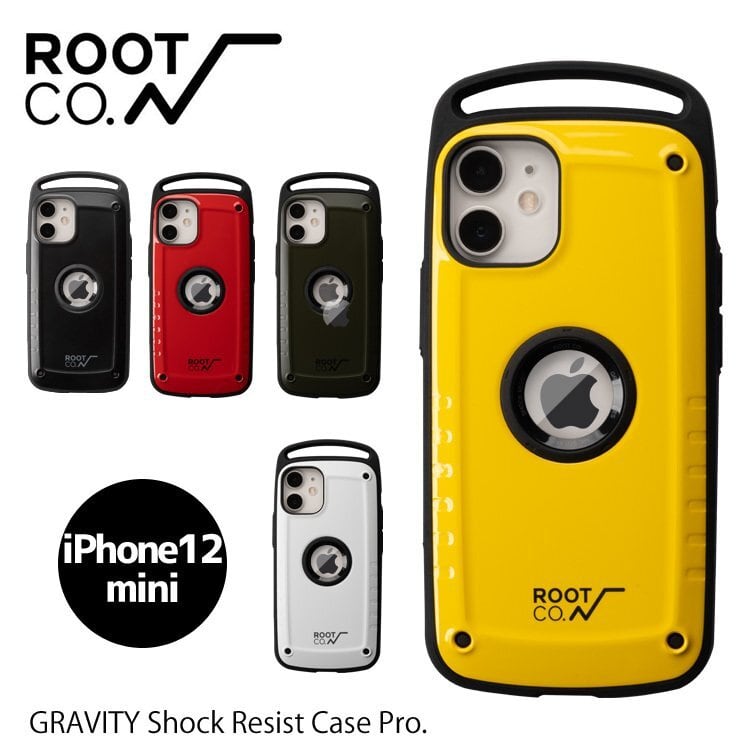 ROOT CO. iPhone12 mini専用 GRAVITY Shock Resist Case Pro. ケース