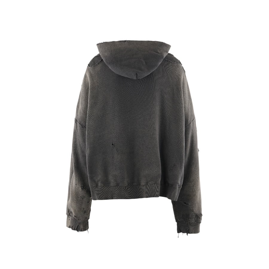 SAINTMICHAEL】SM-YS1-0000-042/HOODIE/DBL-FC ZIP/CHARKL | AYIN