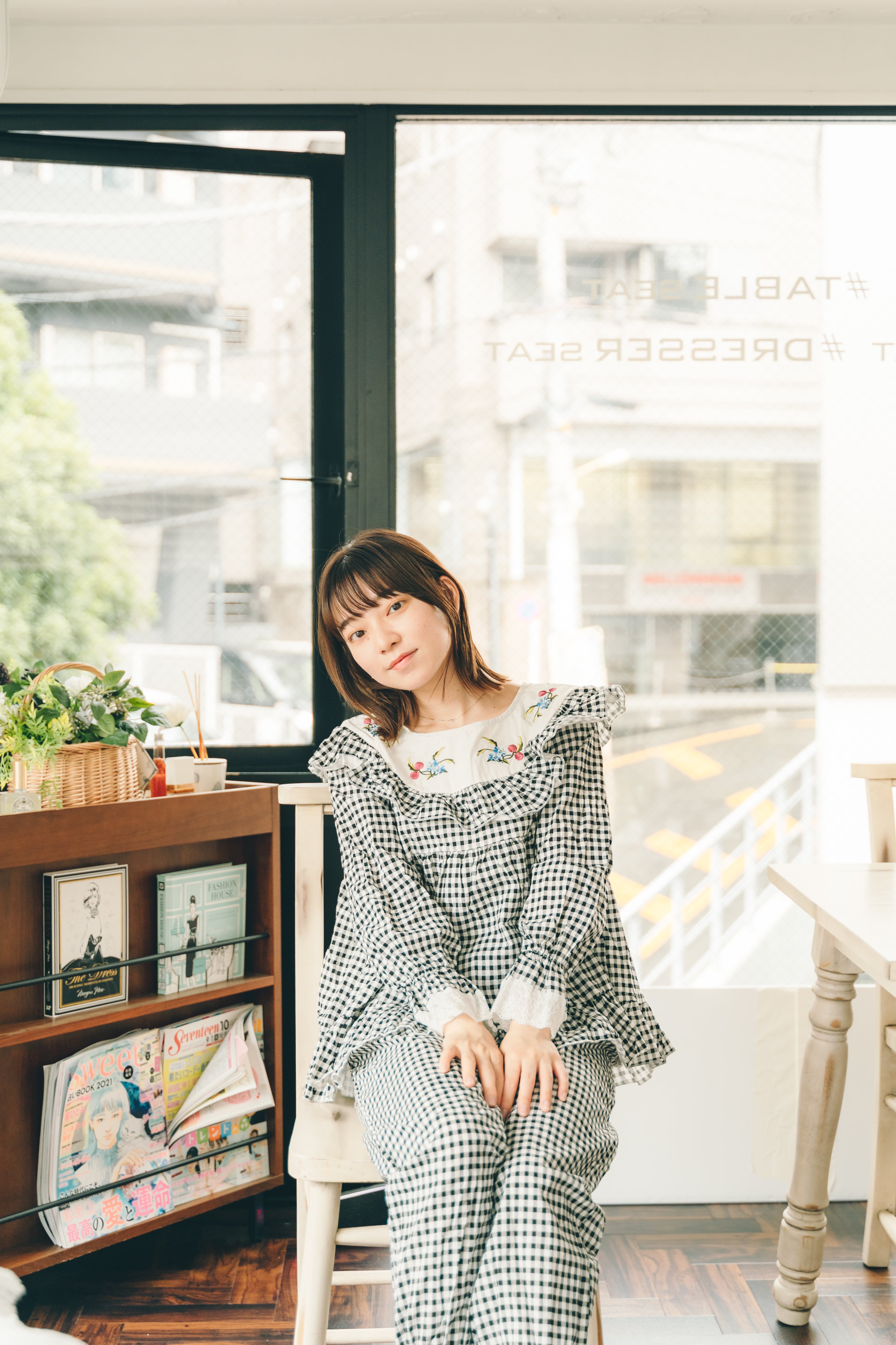 スイートギンガムチェックセットアップ | #スリープオーバー