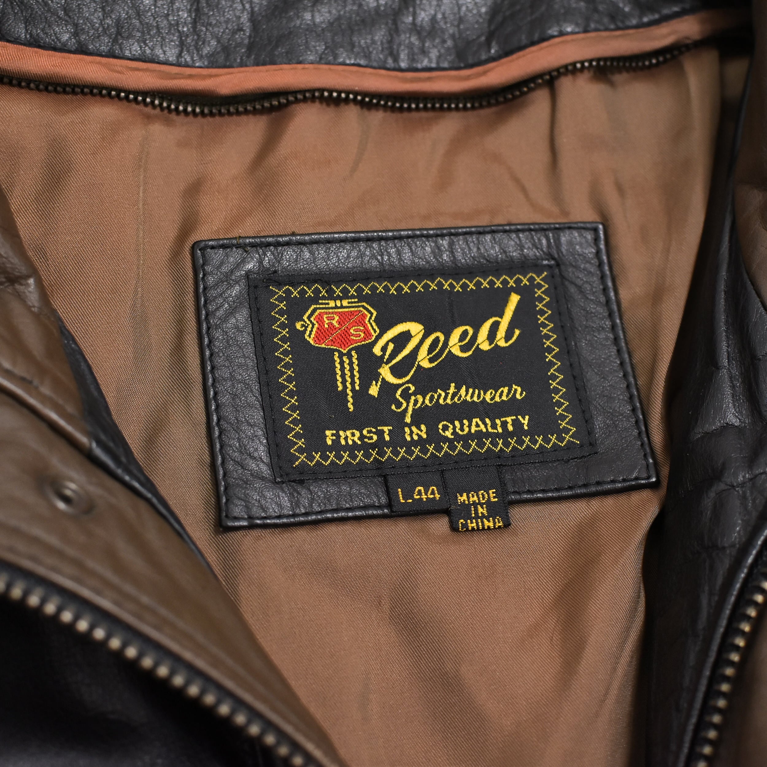 80～90s Reed sportswear leather blouson | 古着屋 grin days memory