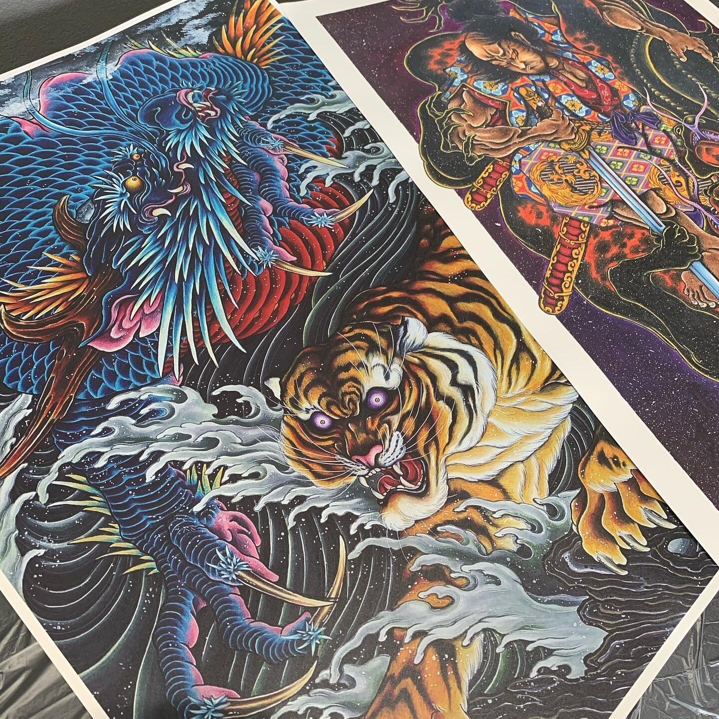 信州まなぶ×SATAbuilder's 金魚図A1ポスター(額装付き)