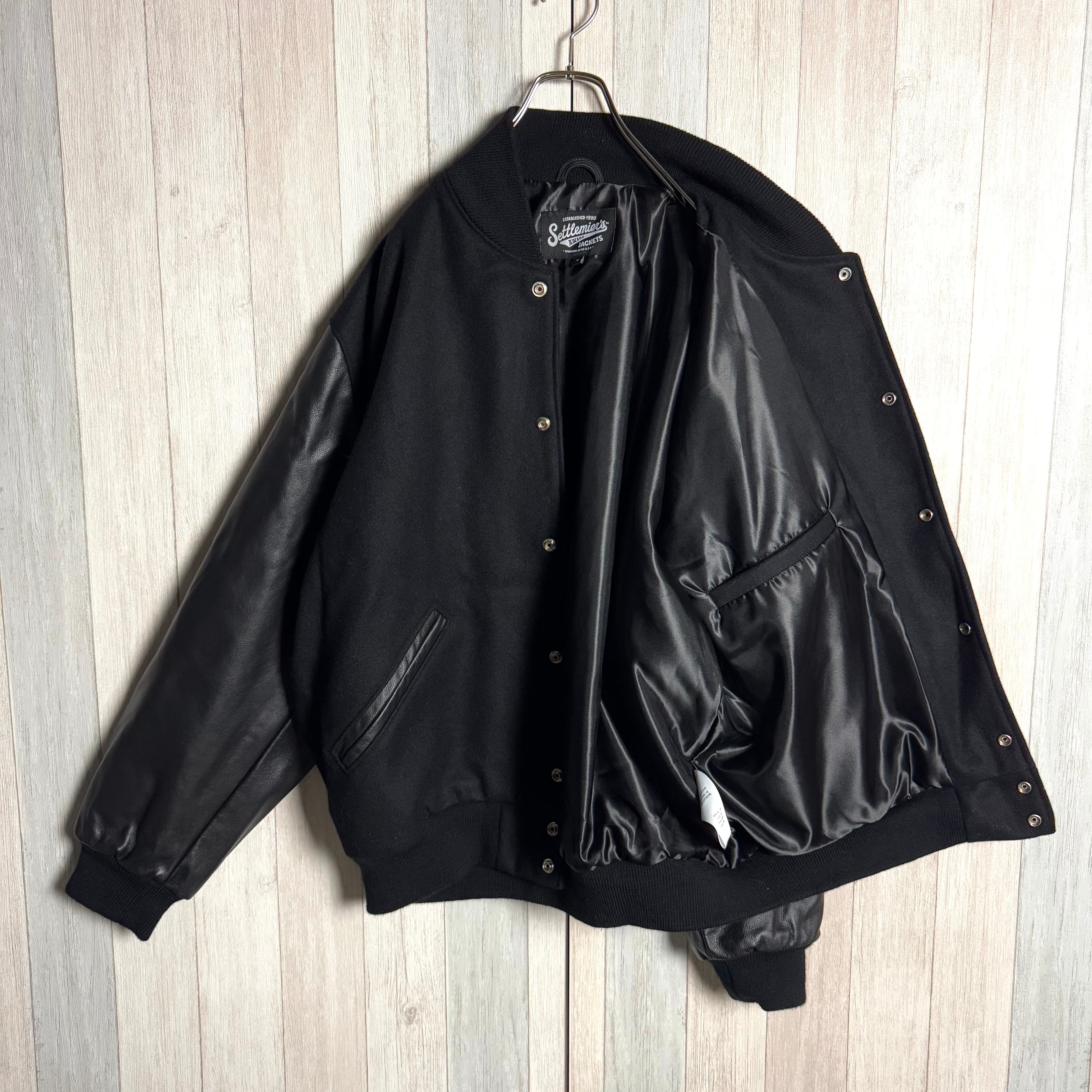 USA製 Settlemier's セトルマイヤーズ アワードジャケット 袖レザー