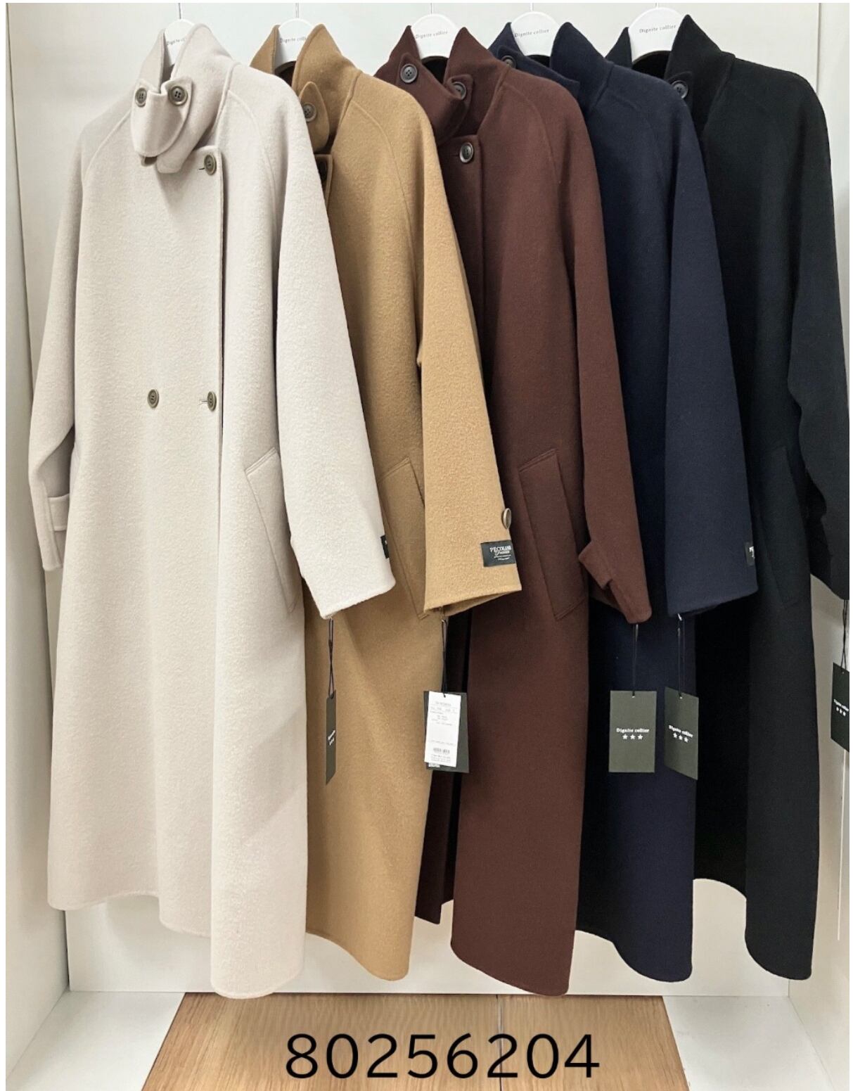 予約販売【Dignite Collier】ダブルフェイスラグランコート (80256204