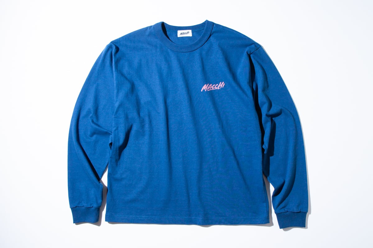MACCHI UP】ロングT LAZULI BLUE | macchi