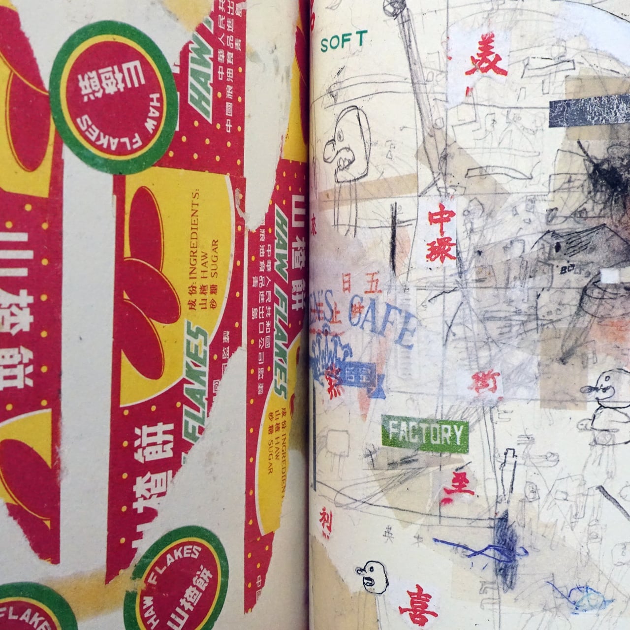 大竹伸朗 倫敦/香港 1980 | タイムカプセル