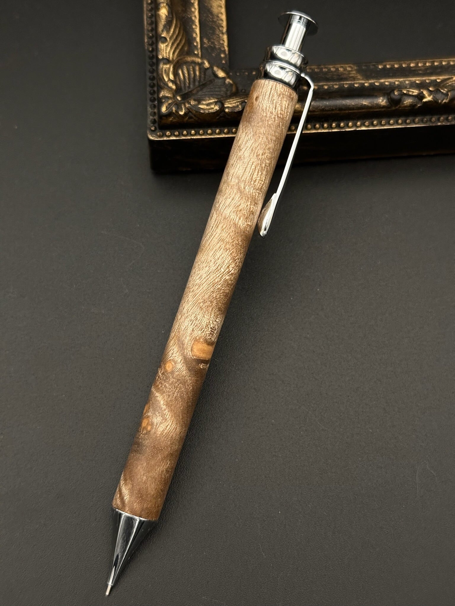 マーブルウッド/細軸シャープペン(オリジナル金具) | Flamberg