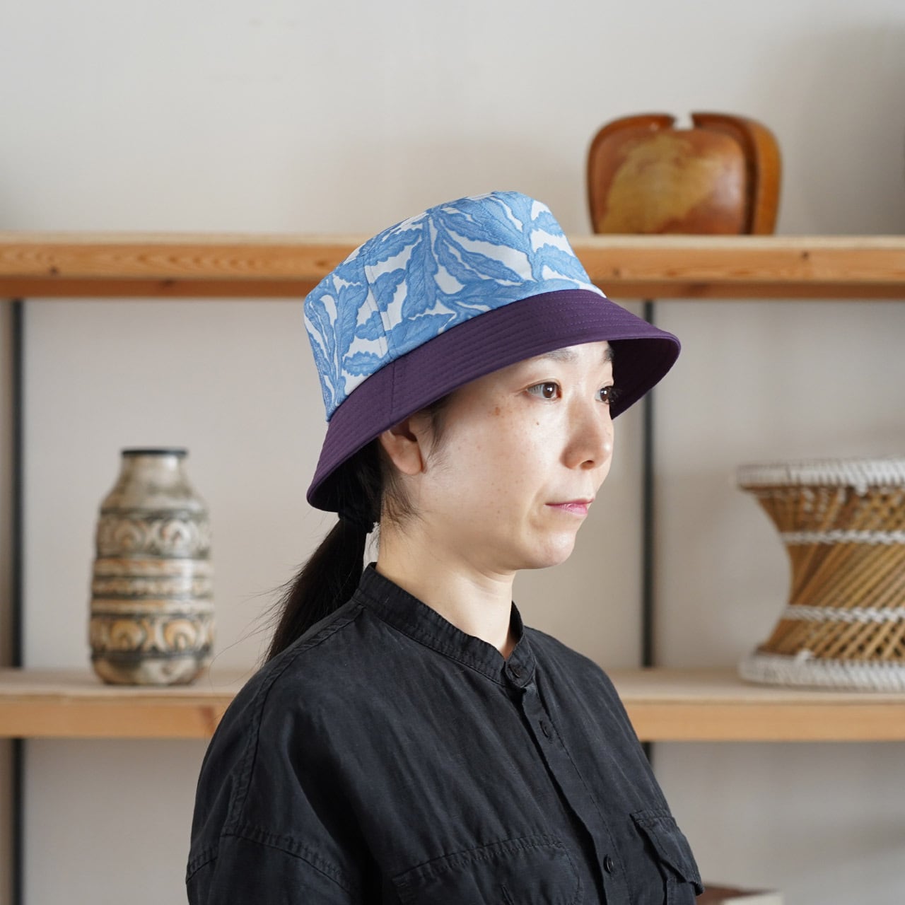 LOEWE トカゲ柄 バケットハット 57cm 【公式通販】