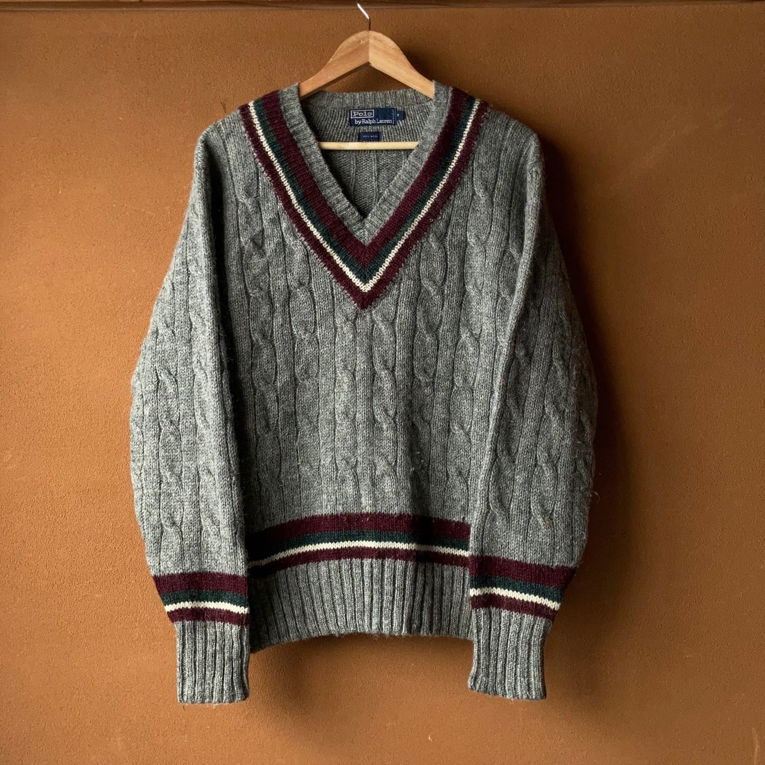 POLO by Ralph Lauren チルデンニットセーター SIZE M【0204A42