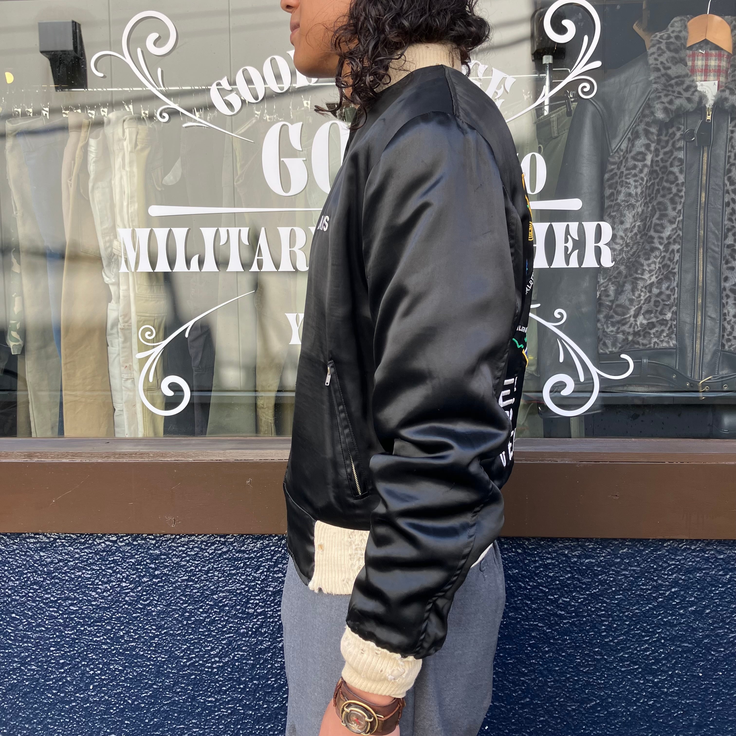 60s 米軍 ツアージャケット “BERLIN 1963-1965” サテン地 刺繍