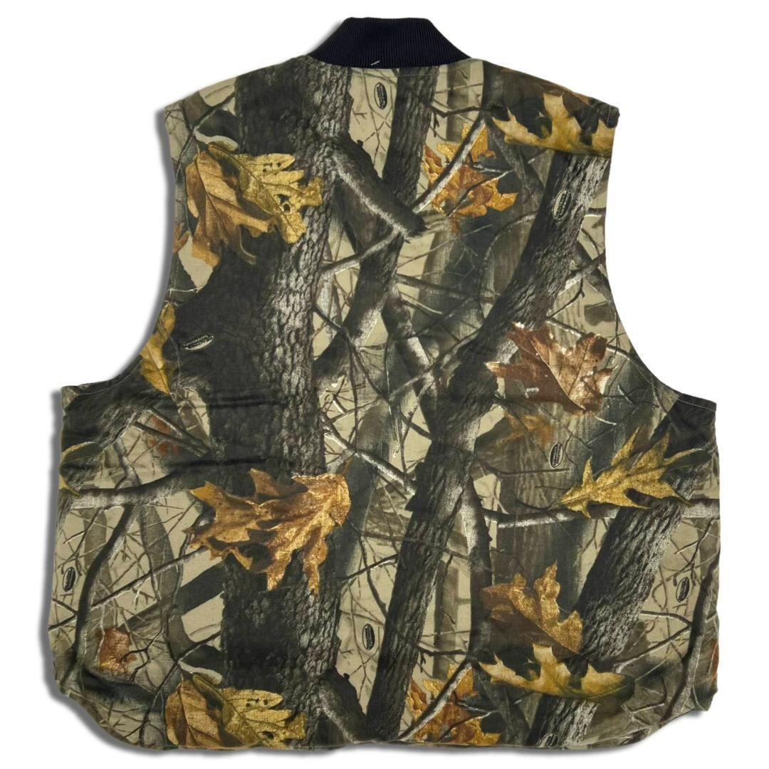 デッドストック カーハート ダック リアルツリーカモ柄 ベスト 2XL