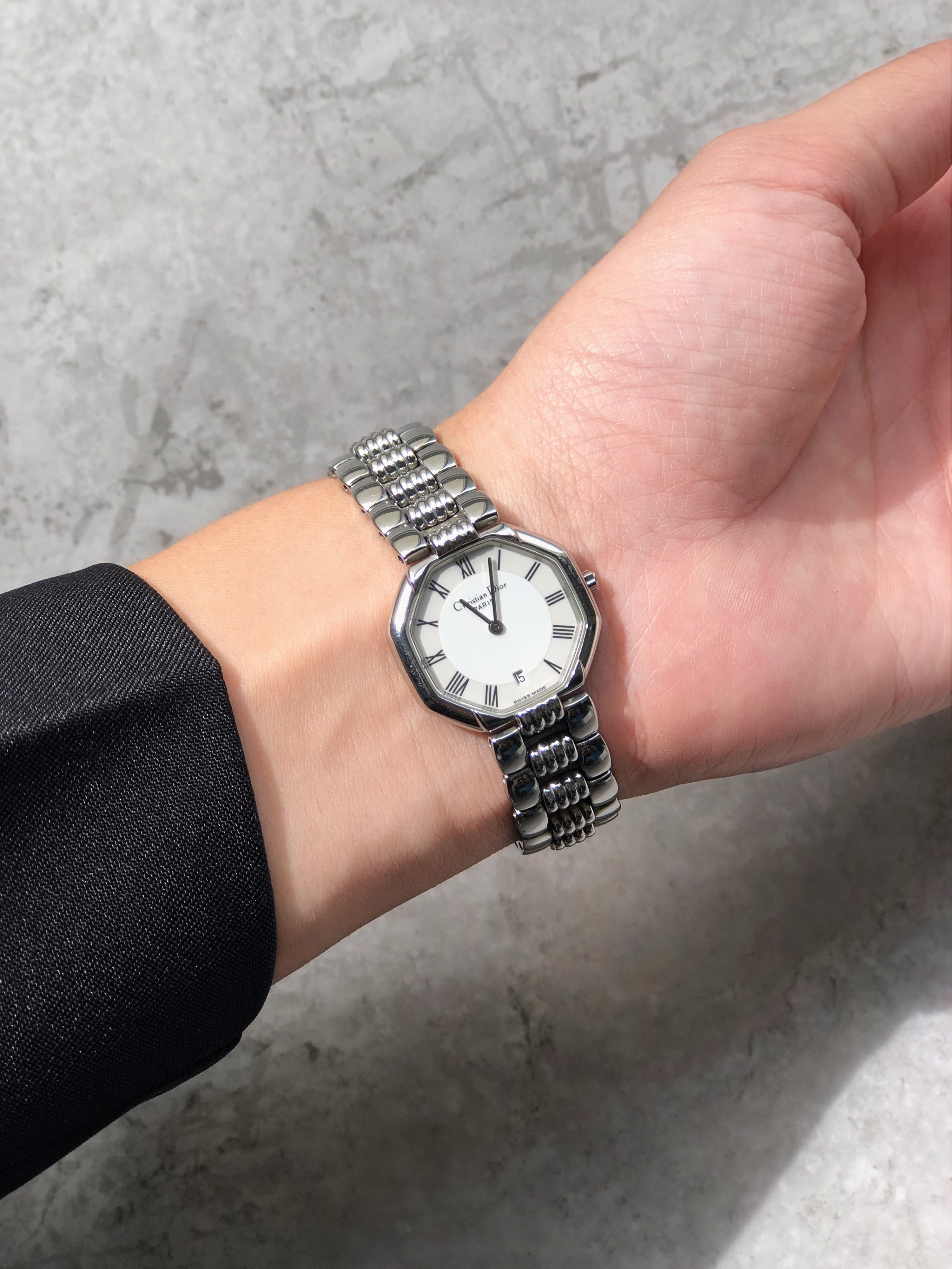 Christian Dior クリスチャン ディオール 腕時計 シルバー オクタゴン