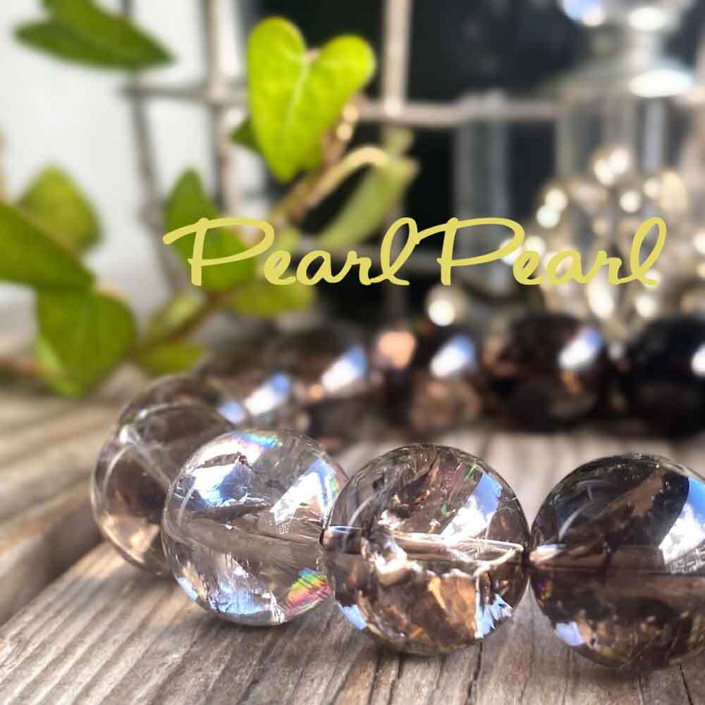 グラデーションが綺麗な＊虹入りアイリスクォーツブレスレット | 大阪