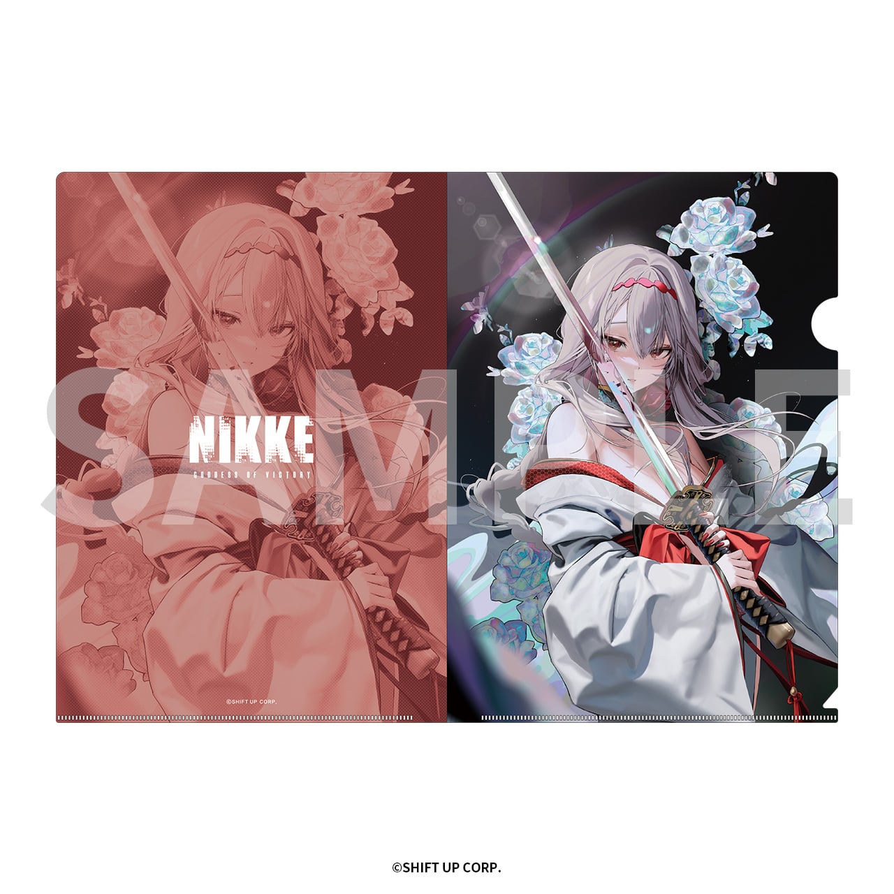 勝利の女神：NIKKE クリアファイル 紅蓮：ブラックシャドウ - ロン