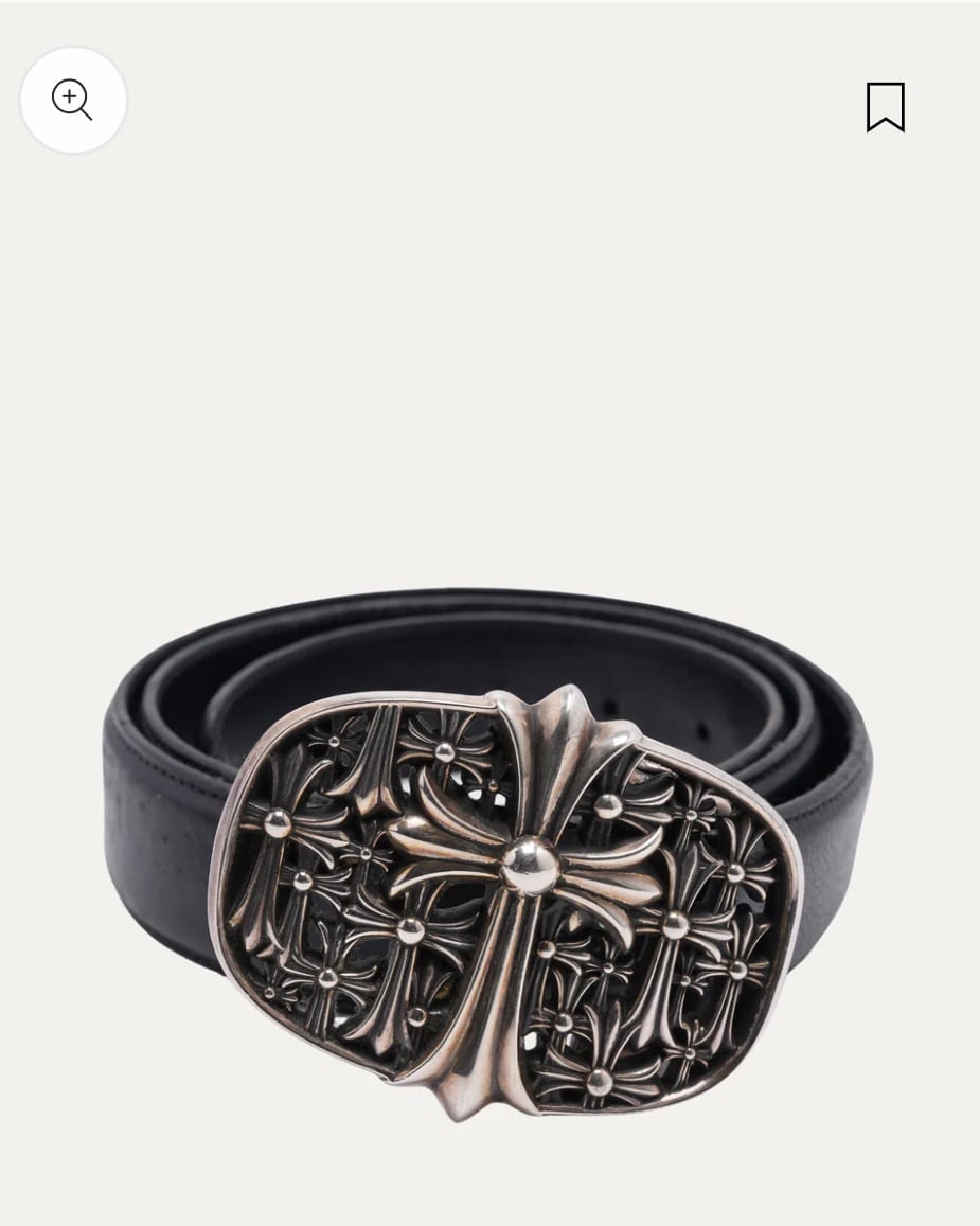 CHROME HEARTS クロムハーツ #5 ダガーローテッド ベルト ストラップ