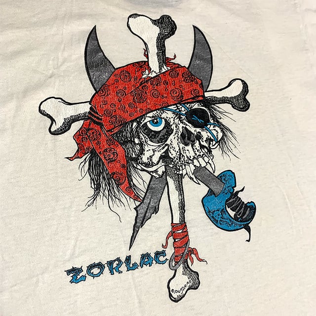 90'S ZORLAC SKATEBOARDS PUSHEAD T-SHIRTS 90s ゾーラック スケート