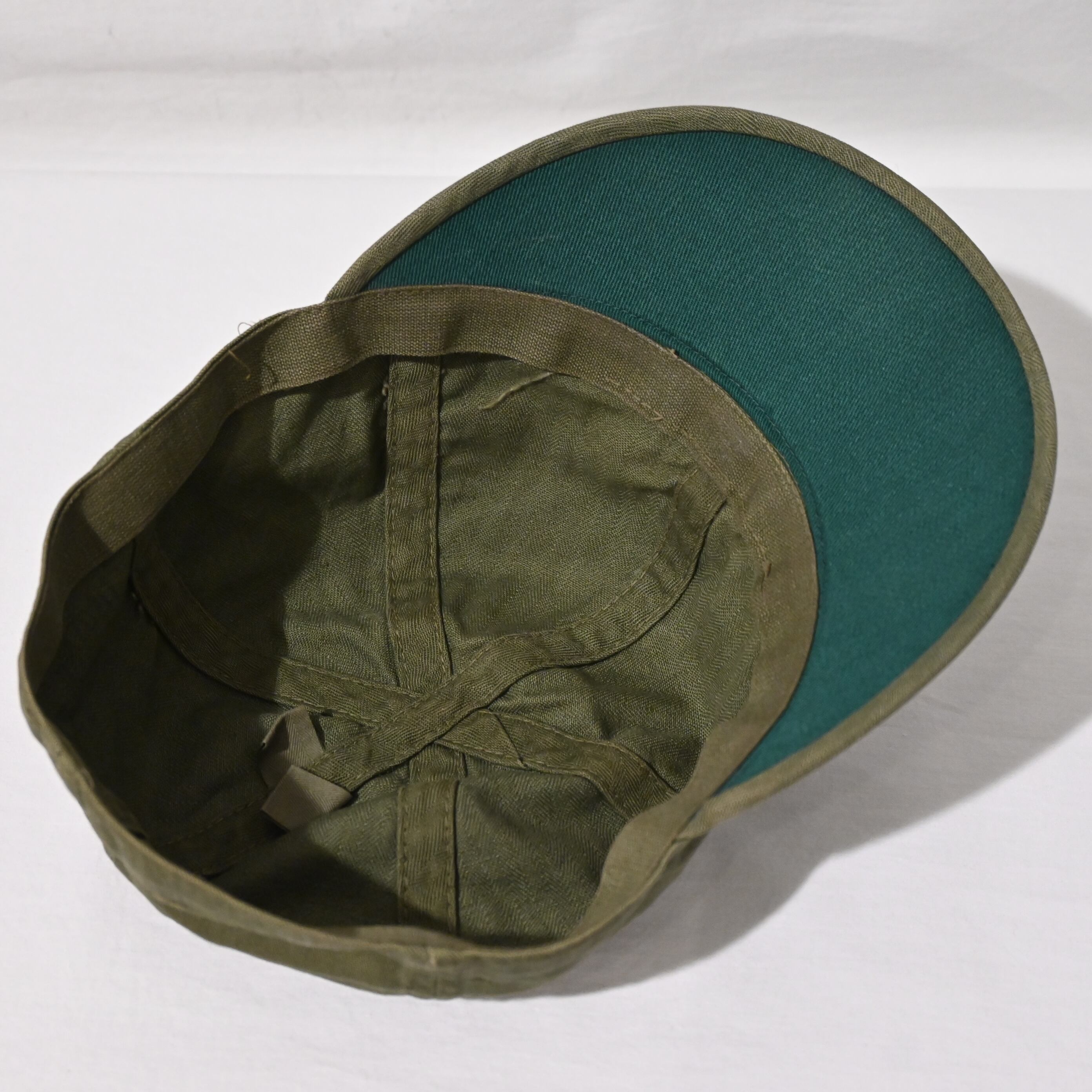 ① 40's U.S.Navy N-3 HBT cap アメリカ軍 ヘリンボーンツイル