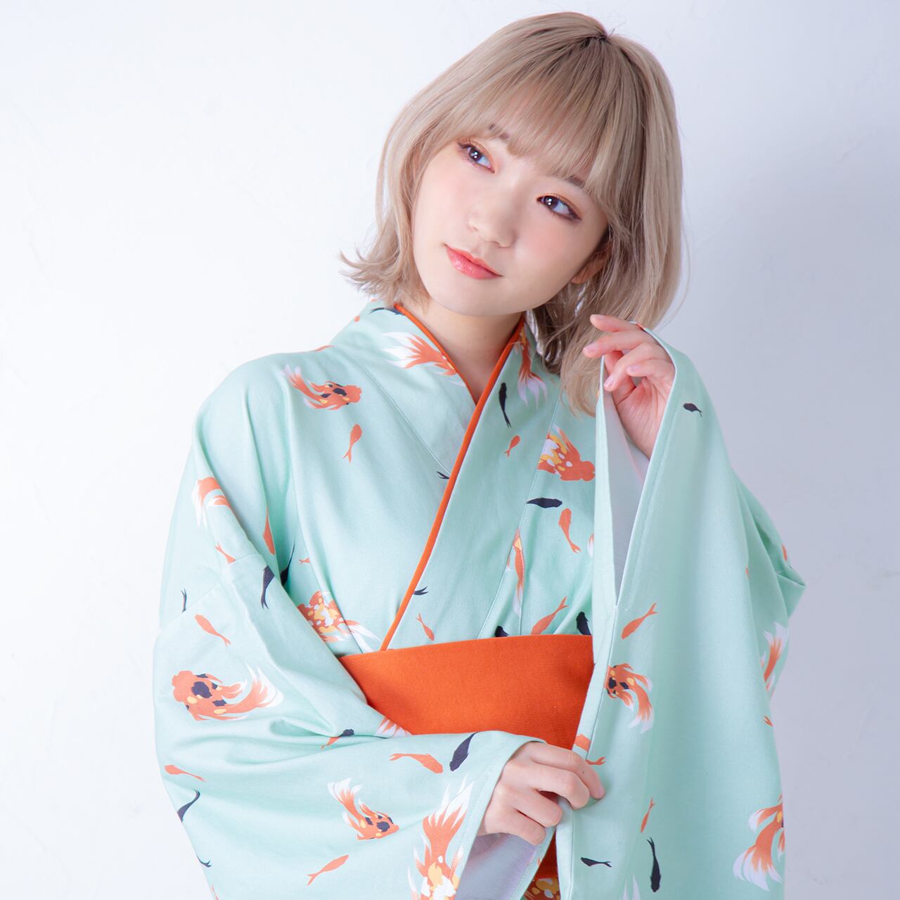 ゆる着物 令和版（金魚）- CP-53LD | Yuruwa*