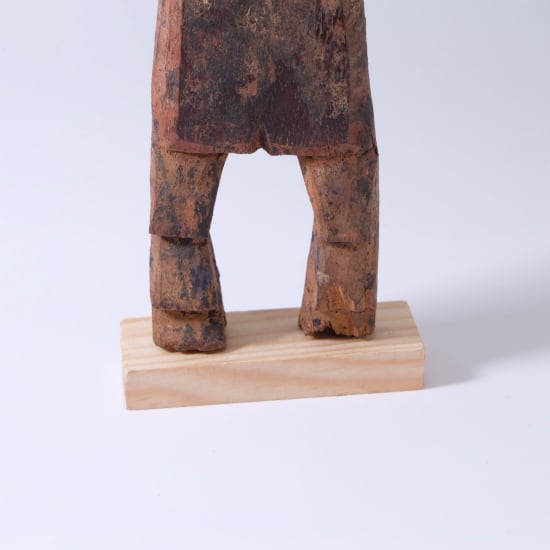 アダン族 呪術人形 お地蔵さまのようなたたずまいの木像 S4900