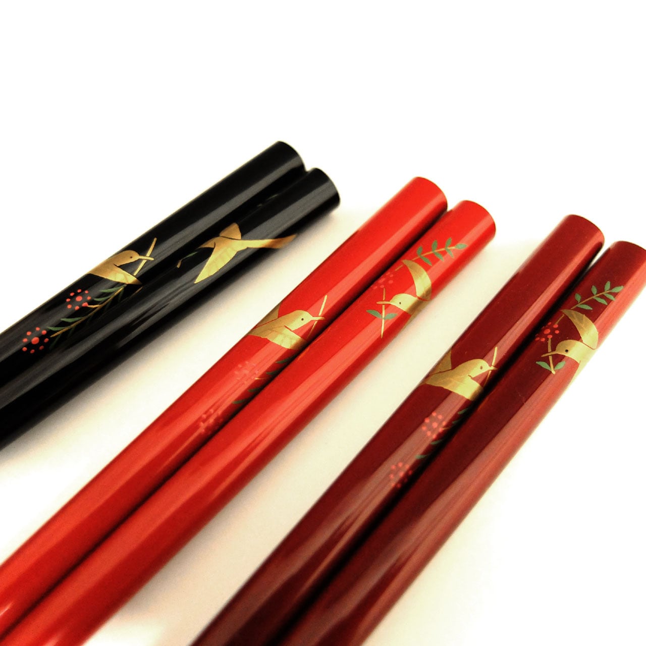 H16-蒔絵箸 花摘鳥 | 輪島塗の老舗 輪島屋善仁 Online shop / WAJIMAYA