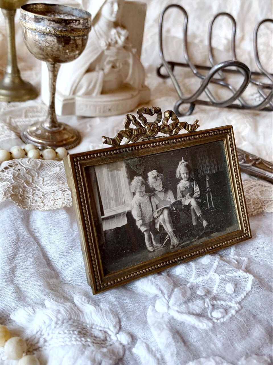 リボン ミニフォトフレーム | Brocante de La Cocotte （フランス