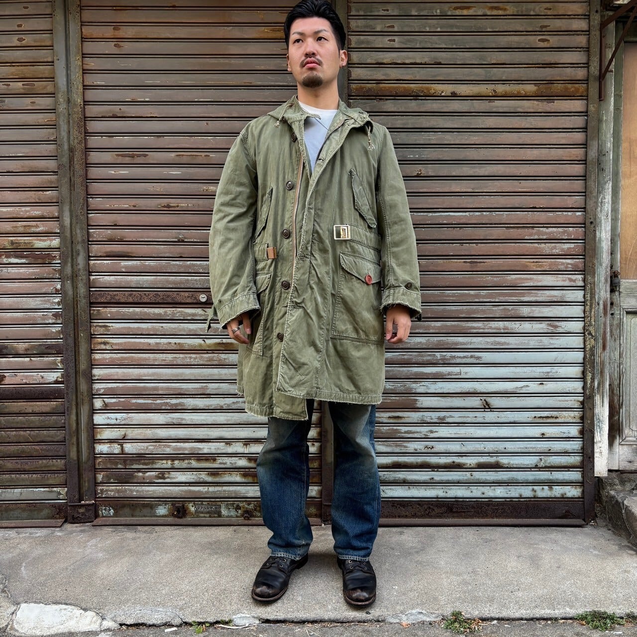 40s 米軍 実物 M47 フィールドパーカー モッズコート ヴィンテージ M