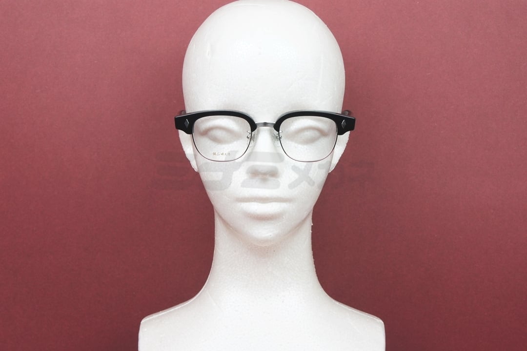 銘品晴夫作 メガネ ME-300 C-1 サーモント ブロー ウェリントン