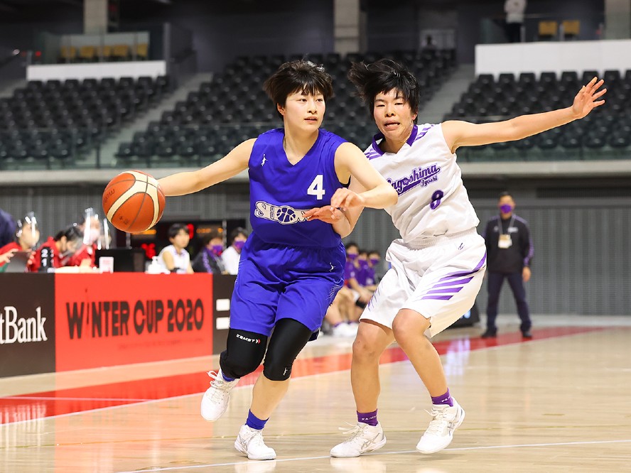 昭和学院が堅守速攻を体現しウインターカップ初戦で快勝も、主将の三田