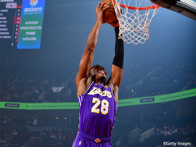 八村塁、今季最多28得点の活躍…レイカーズはドンチッチとリーブスを