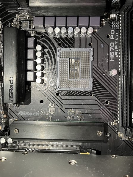 Core i5 12400F+H670 PG RIPTIDE（PCIEロック破損 ASRock H670 PG