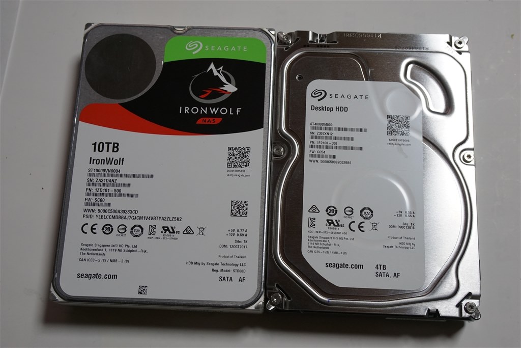 10TBのHDDが入らない』 NETGEAR ReadyNAS 104 4ベイ デスクトップ型