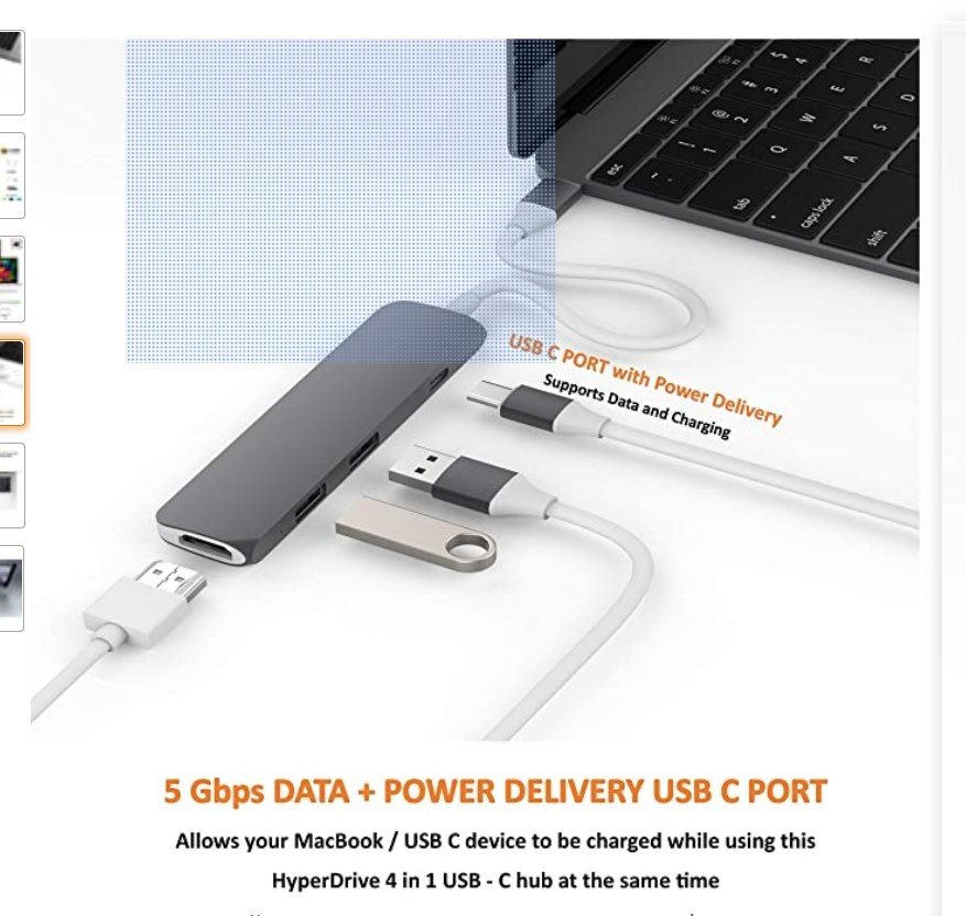 電源の他にUSB type-cが使えるhub』 Lenovo IdeaPad Duet Chromebook