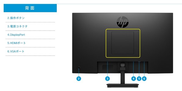 HP HP V27ie G5 フルHD ディスプレイ 価格.com限定モデル [27インチ 黒