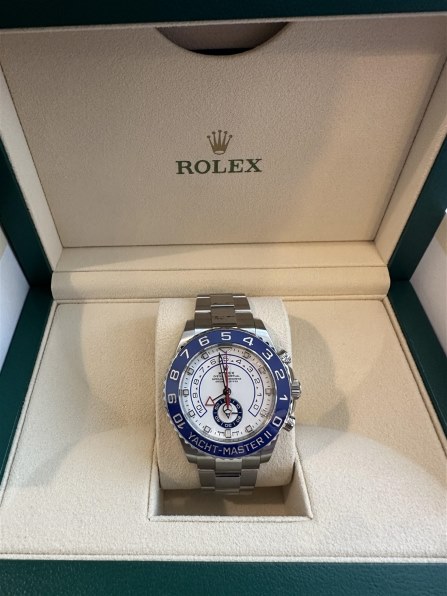 ロレックス ヨットマスター II 116680 [オイスターブレスレット 白針