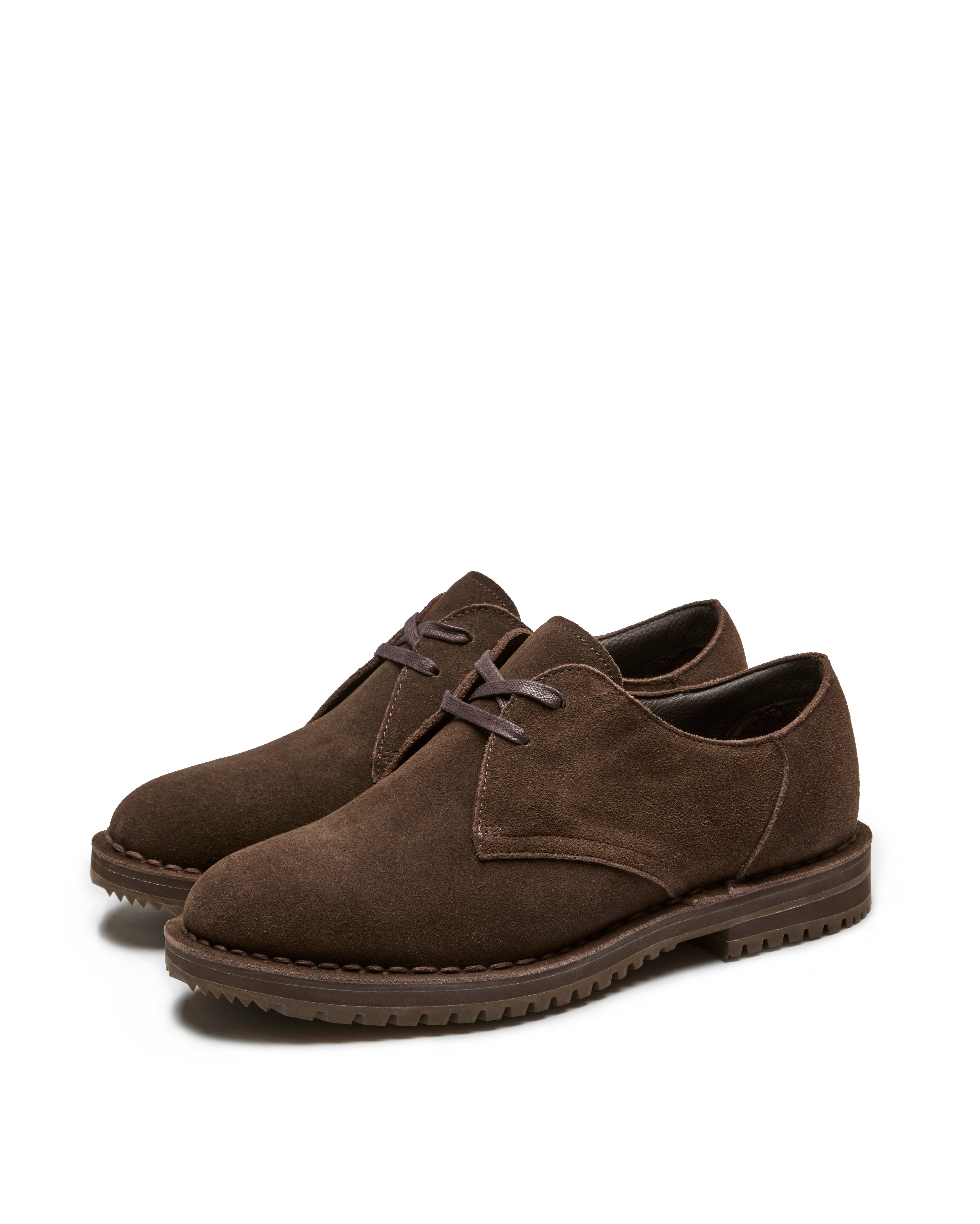 PLAIN-TOE SHOES IN D.BROWN (M) – bbblllaaahhh